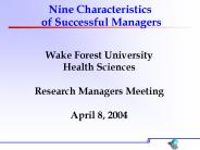 Presentation to Congresswoman Jane Harmon