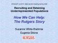 How We Can Help: The Rutgers Story PowerPoint PPT Presentation