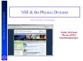 NSF Web Site: www'nsf'gov PowerPoint PPT Presentation