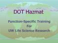 DOT Hazmat PowerPoint PPT Presentation