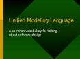 Unified Modeling Language PowerPoint PPT Presentation