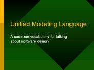 Unified Modeling Language