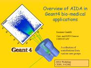 Overview of AIDA in Geant4 bio-medical applications