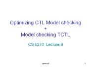 Optimizing%20CTL%20Model%20checking%20 %20Model%20checking%20TCTL