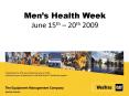 Mens Health Week June 15th 20th 2009 PowerPoint PPT Presentation