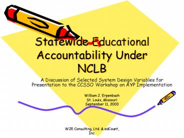 Statewide Educational Accountability Under NCLB