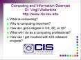 Computing and Information Sciences Dr' Virgil Wallentine http:www'cis'ksu'edu PowerPoint PPT Presentation