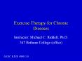 Exercise Therapy for Chronic Diseases PowerPoint PPT Presentation