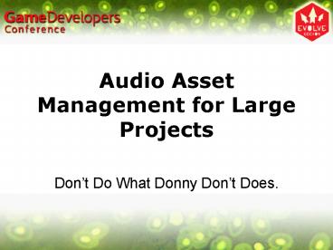 presentation player overlay