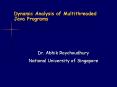 Dynamic%20Analysis%20of%20Multithreaded%20Java%20Programs PowerPoint PPT Presentation