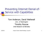 Preventing Internet Denial-of-Service with Capabilities