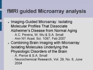 fMRI guided Microarray analysis