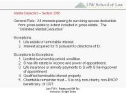 Marital Deduction 