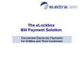 The eLockbox Bill Payment Solution PowerPoint PPT Presentation