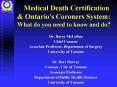 Medical Death Certification PowerPoint PPT Presentation