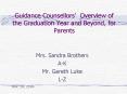 Guidance Counsellors PowerPoint PPT Presentation
