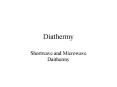 Diathermy PowerPoint PPT Presentation