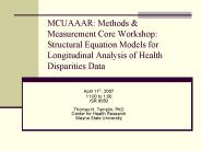 MCUAAAR: Methods