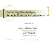 Enhancing Set-Analysis through Scalable Visualizations