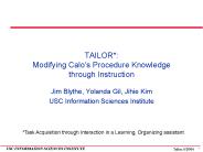 TAILOR*: Modifying Calo