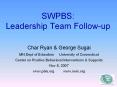 SWPBS:%20Leadership%20Team%20Follow-up PowerPoint PPT Presentation
