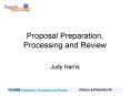 Proposal Preparation, Processing and Review PowerPoint PPT Presentation