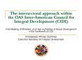 The intersectoral approach within the OAS Inter-American Council for Integral Development (CIDI) PowerPoint PPT Presentation