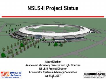 NSLSII Project Status