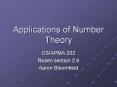 Applications%20of%20Number%20Theory PowerPoint PPT Presentation
