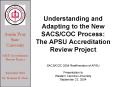 Understanding and Adapting to the New SACSCOC Process: The APSU Accreditation Review Project PowerPoint PPT Presentation