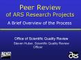 Peer Review of ARS Research Projects PowerPoint PPT Presentation