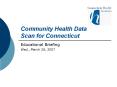 Community Health Data Scan for Connecticut PowerPoint PPT Presentation