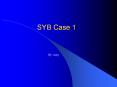 SYB Case 1 PowerPoint PPT Presentation