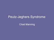 PeutzJeghers Syndrome