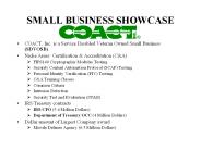 SMALL BUSINESS SHOWCASE