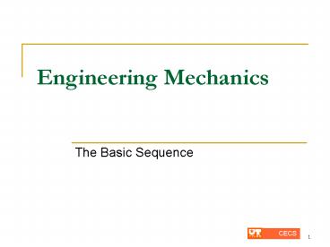 Engineering Mechanics