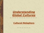 Understanding Global Cultures