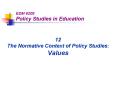 EDM 6209 Policy Studies in Education PowerPoint PPT Presentation