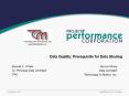 Data Quality: Prerequisite for Data Sharing PowerPoint PPT Presentation
