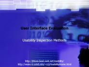 User Interface Evaluation