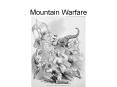 Mountain Warfare PowerPoint PPT Presentation