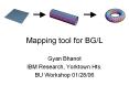 Mapping tool for BG/L PowerPoint PPT Presentation