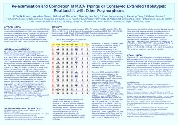 MICA Poster [M.Tevfik DORAK]