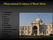Observational Evidence of Black Holes
