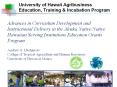 University of Hawaii Agribusiness Education, Training PowerPoint PPT Presentation