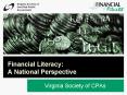 Financial Literacy: A National Perspective PowerPoint PPT Presentation