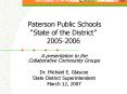 Paterson Public Schools  PowerPoint PPT Presentation