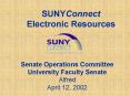 SUNYConnect Electronic Resources PowerPoint PPT Presentation