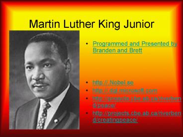 Martin Luther King Junior