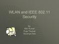 WLAN and IEEE 802'11 Security PowerPoint PPT Presentation